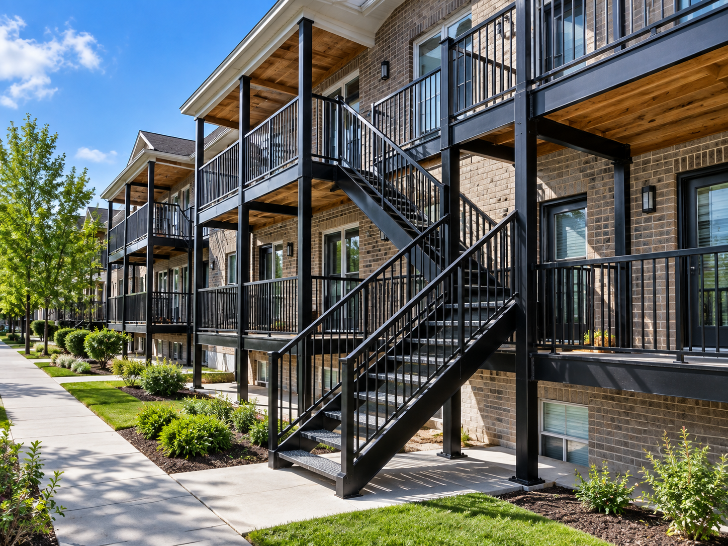 Exterior repair, preservation, and cleanout work